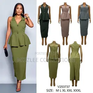 Skirt Suit for Ladies in M-3xl