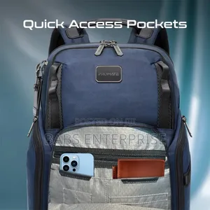Promate Oracle-bp Securestorage 15.6 Inches Laptop Backpack Blue
