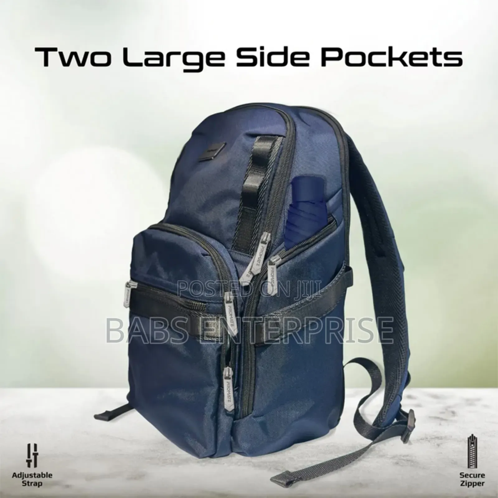 Promate Oracle-bp Securestorage 15.6 Inches Laptop Backpack Blue