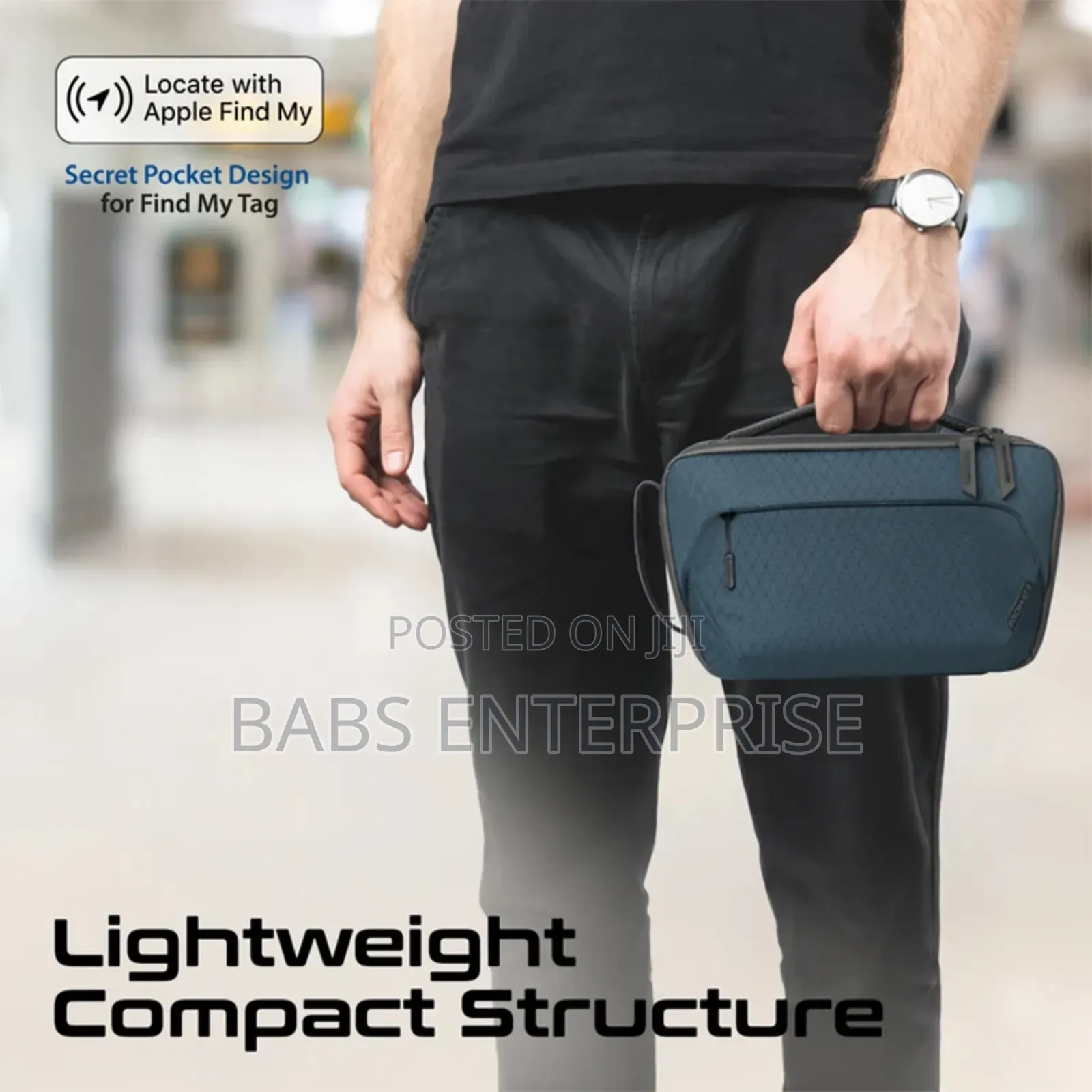 Promate Urbanpouch Versatile Tech Essential Organizer Pouch Bag Blue