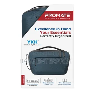 Promate Urbanpouch Versatile Tech Essential Organizer Pouch Bag Blue
