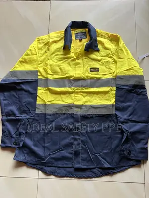 Reflective Work Shirt Or High-visibility Safety Shirt