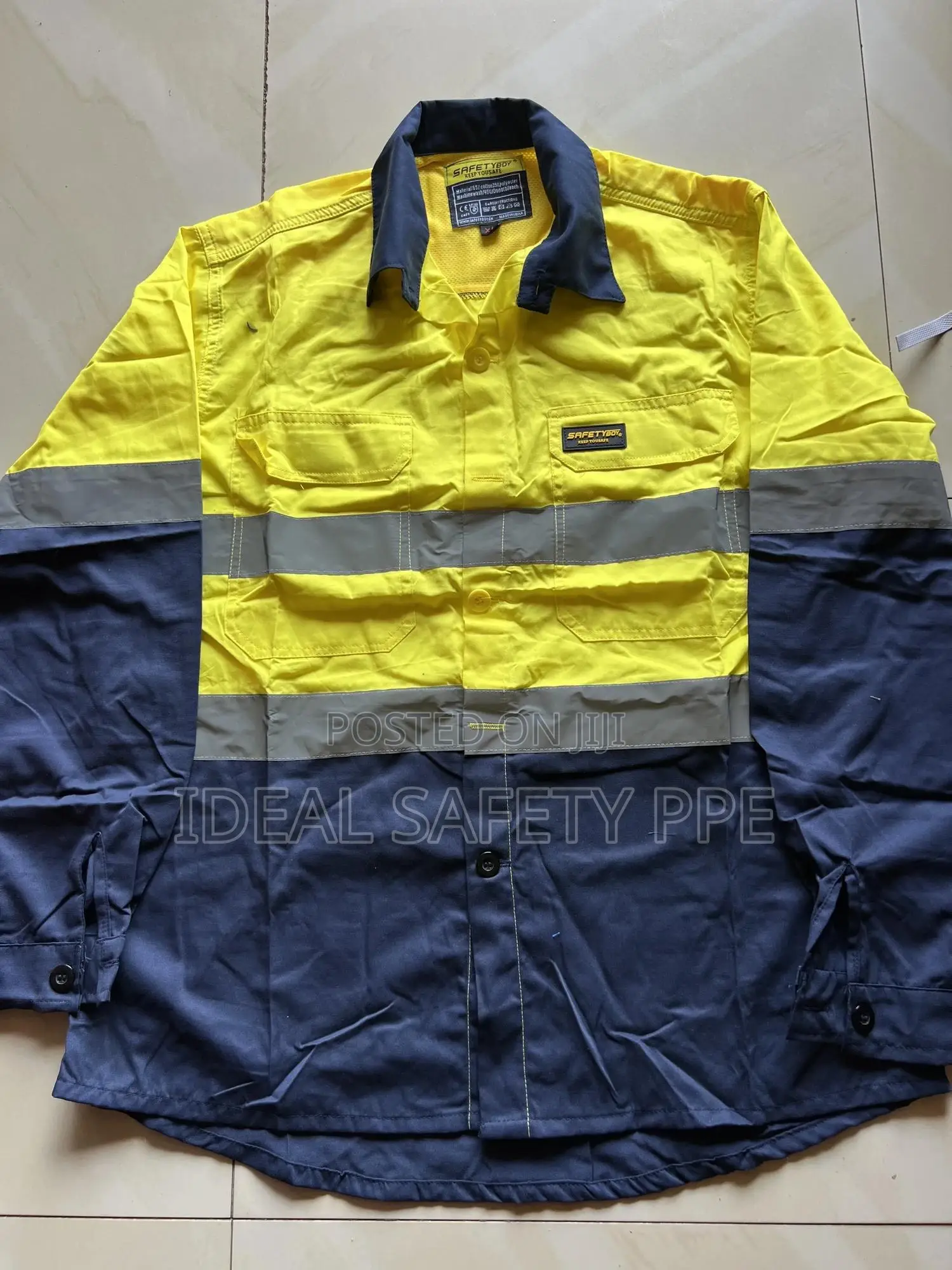 Reflective Work Shirt Or High-visibility Safety Shirt