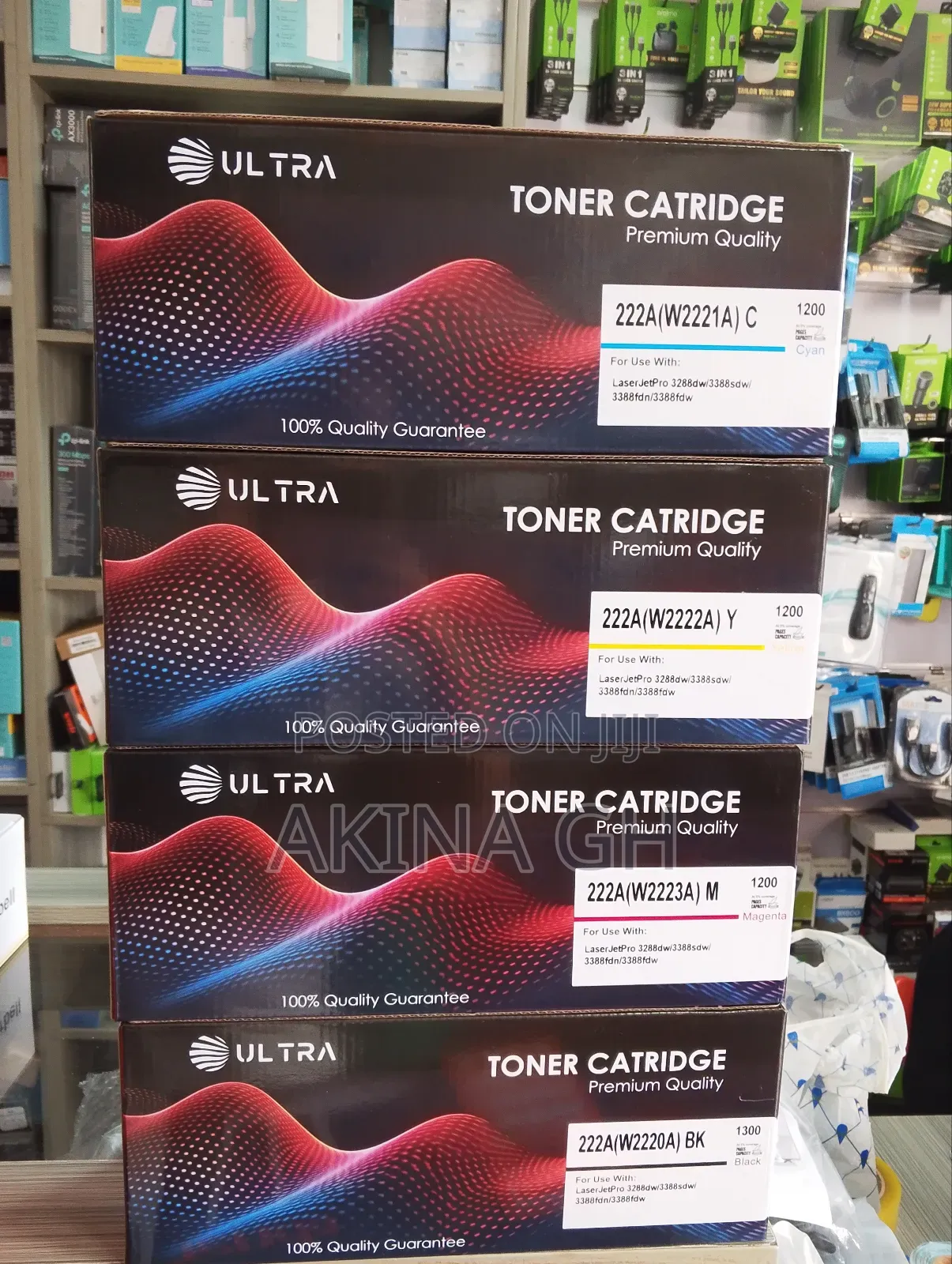 Ultra Toner Cartridge 222a (W2220a) for Hp Laserjet 3288 / 3388 Series
