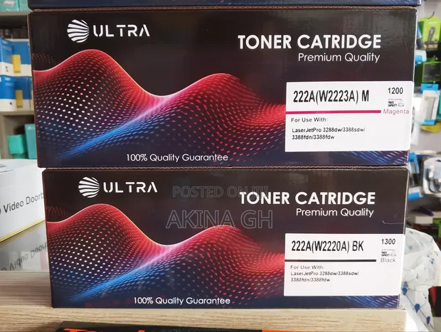 Ultra Toner Cartridge 222a (W2220a) for Hp Laserjet 3288 / 3388 Series 2
