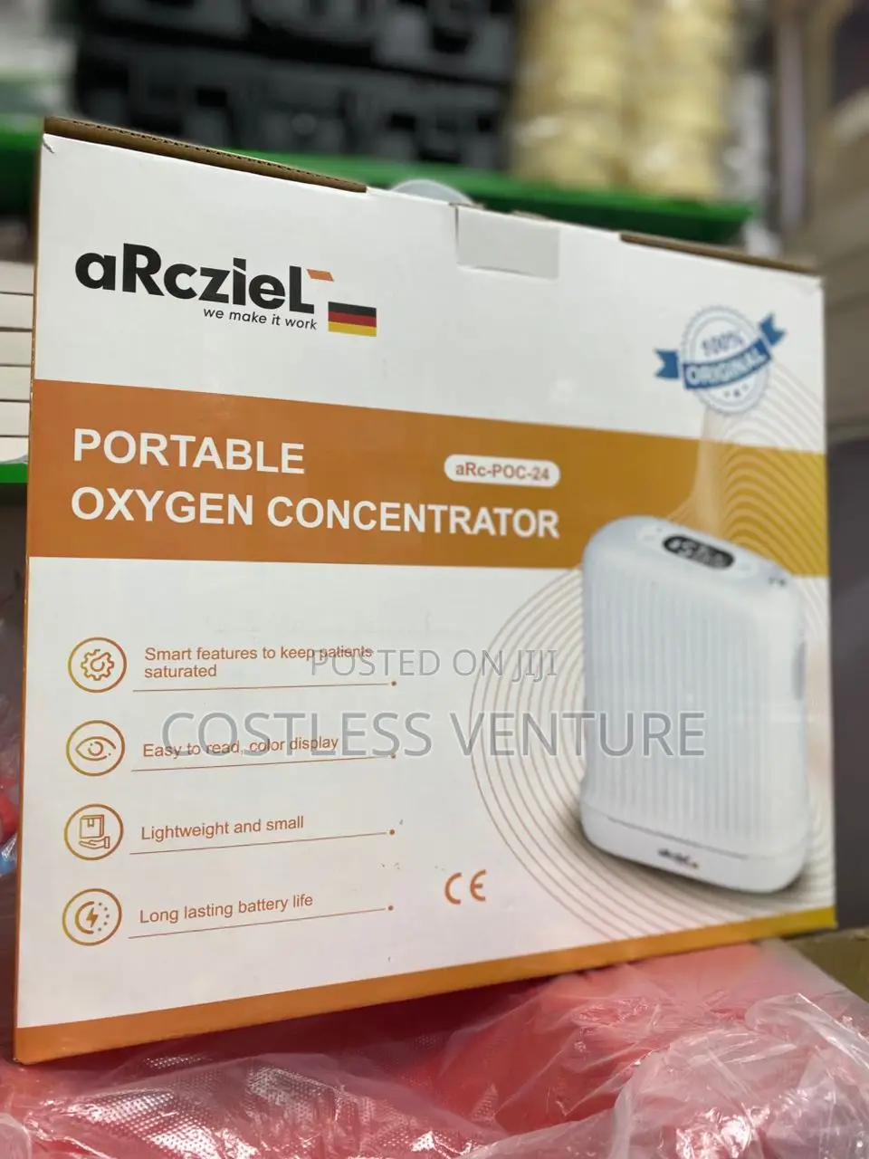 Arcziel Portable Oxygen Concentrator(Rechargeable)