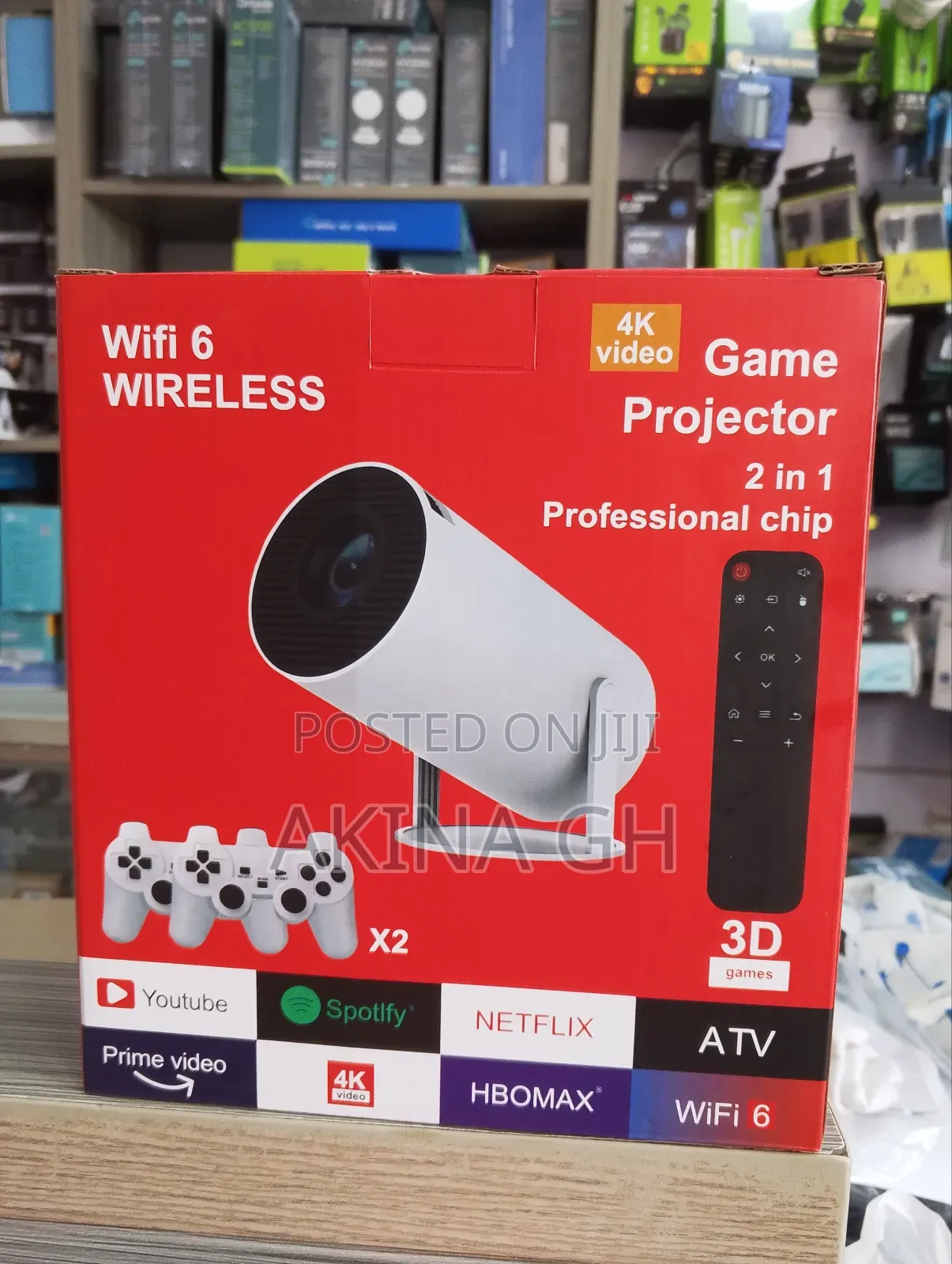 Andriod Smart Wifi 6 Game Projector 2 in 1