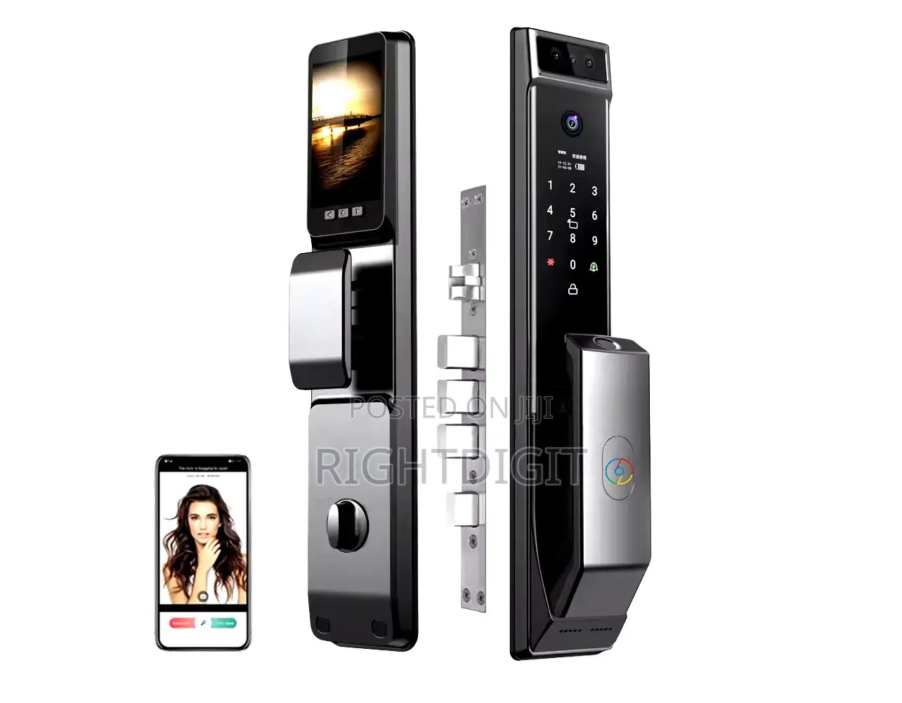 Tuya Smart Door Lock 3d Face Recognition Outdoor