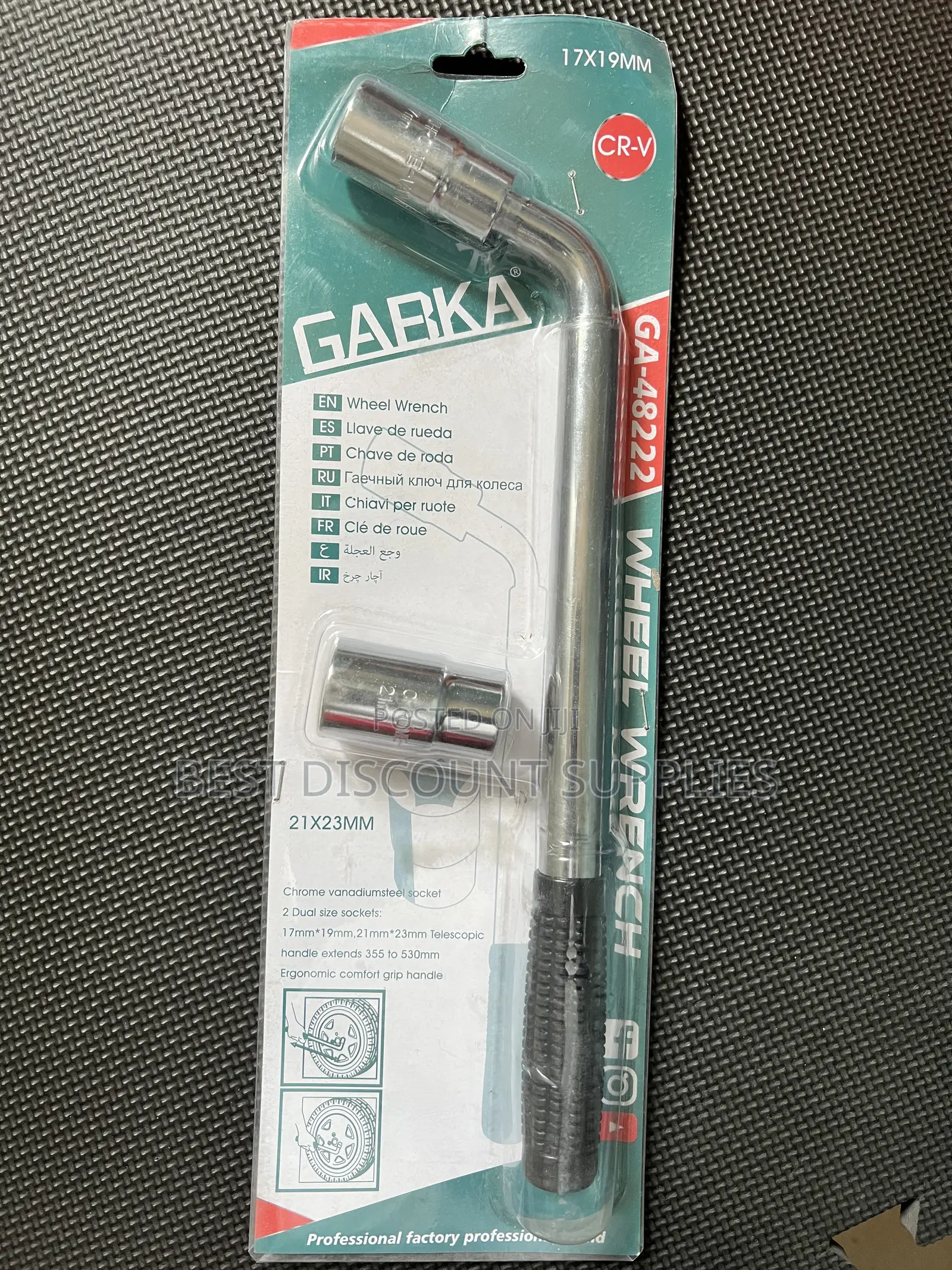 Garka Professional Wheel Wrench 17mm + 21mm