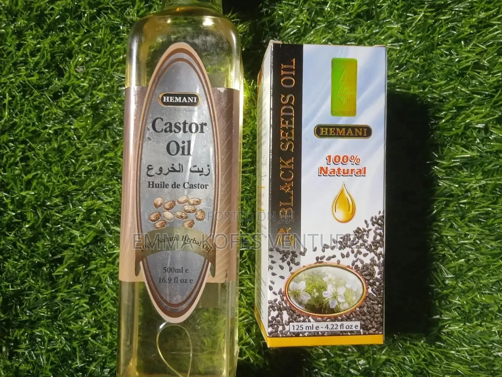 Castor and Black Seed Oils Bundle