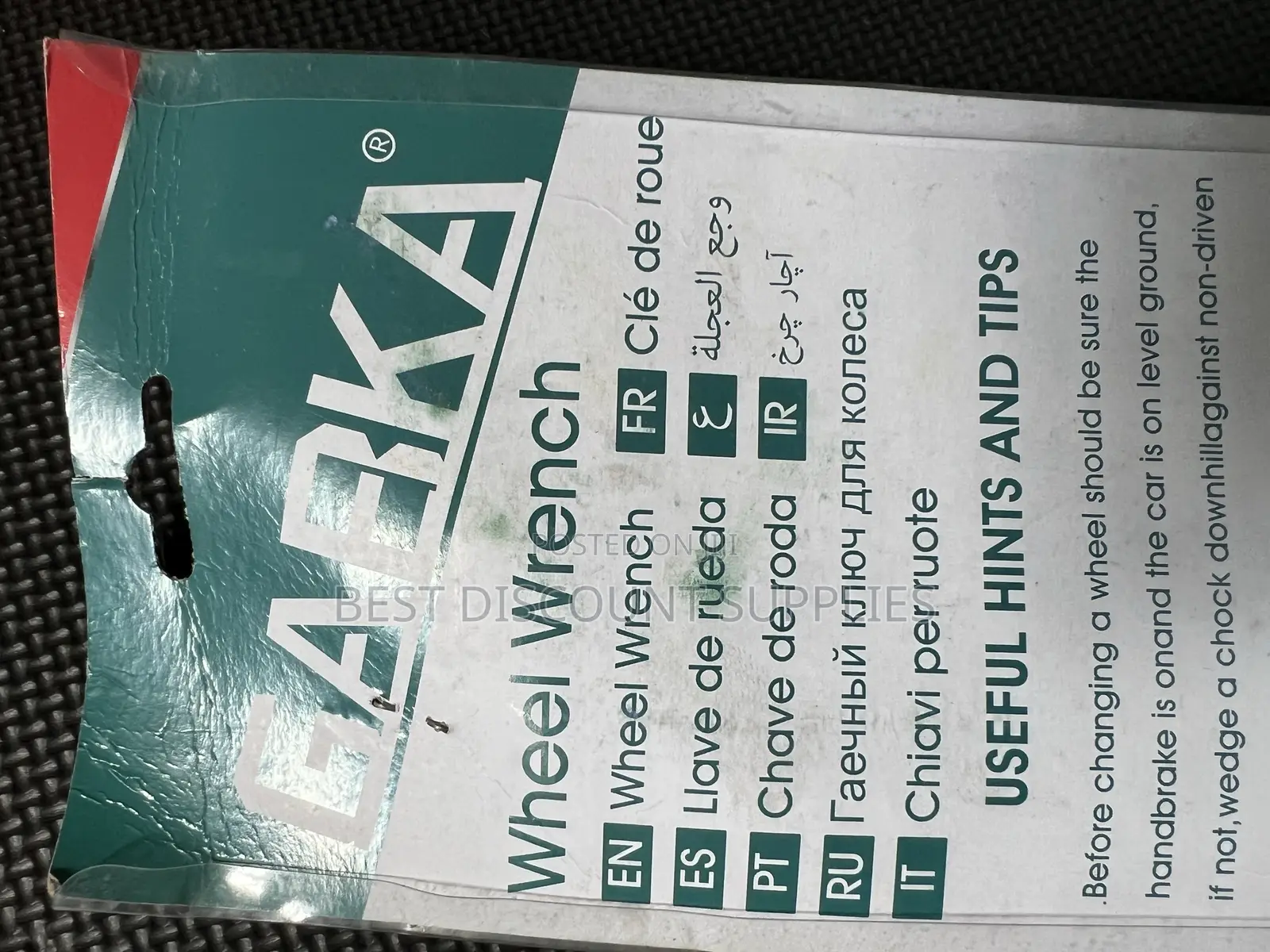 Garka Professional Wheel Wrench 17mm + 21mm