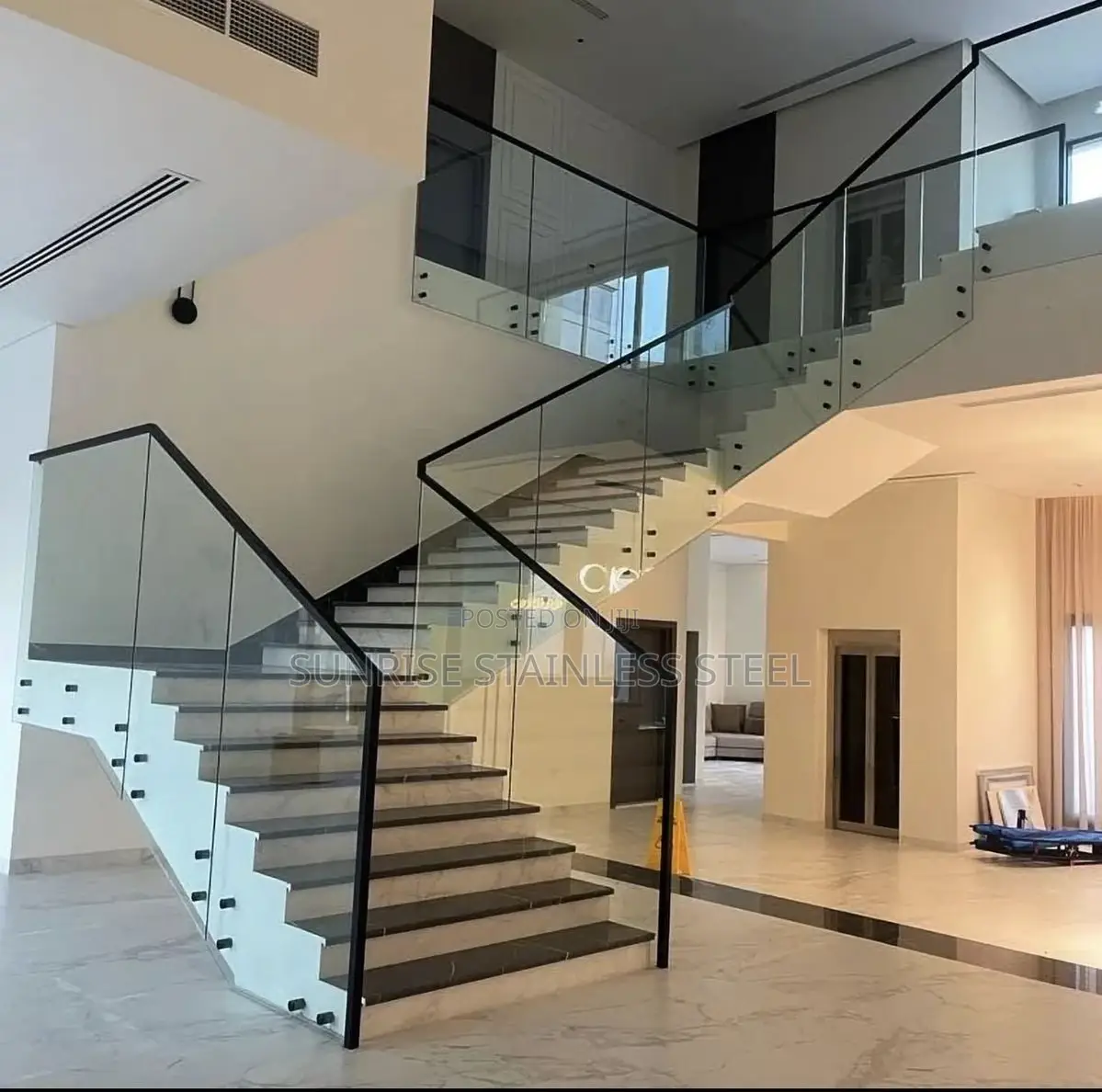 Sunrise Stainless Frameless Design