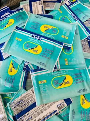 Scrubs Medaphene Plus Disinfecting Hand Wipes,12 Per Pack (60pcs X 1)