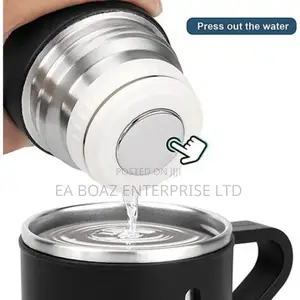 2 In 1 Stainless Vacuum Thermo Flask Set For Keeping Hot/Cold Liquid