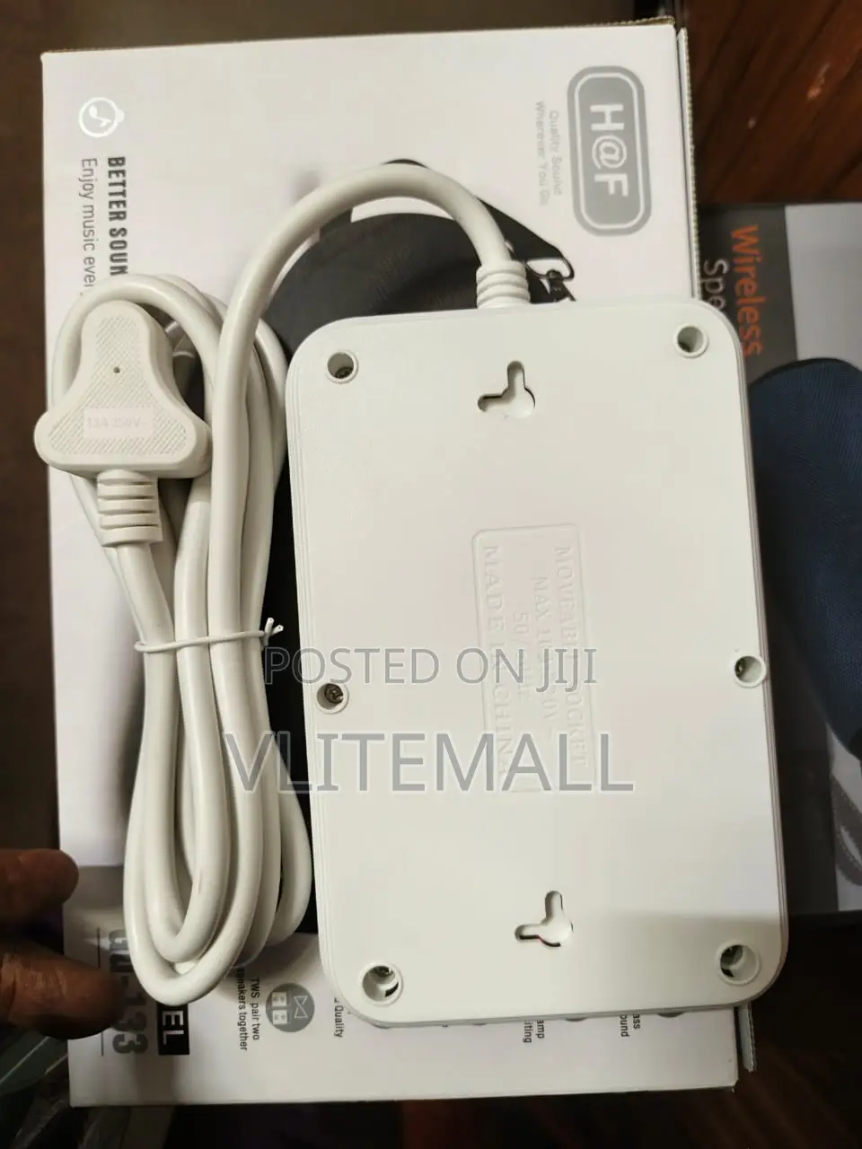 3way Power Extension Socket With Usb N Type-c Port
