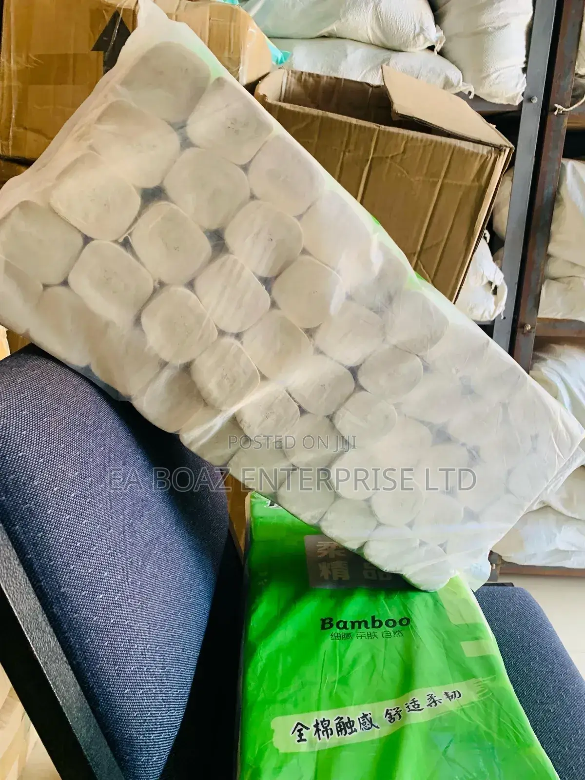 Bamboo 50 Rolls Toilet Paper Tissue