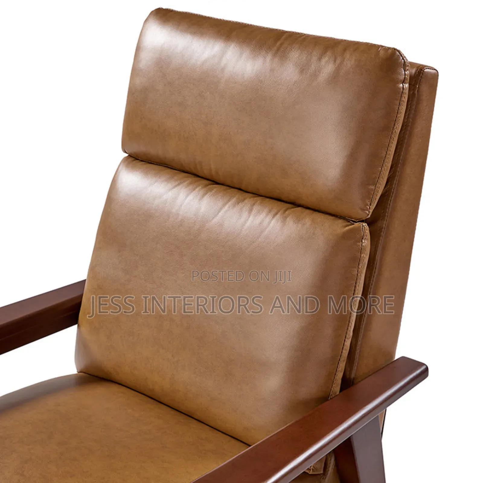 Accent Chair (Solid Wood Recliner
)