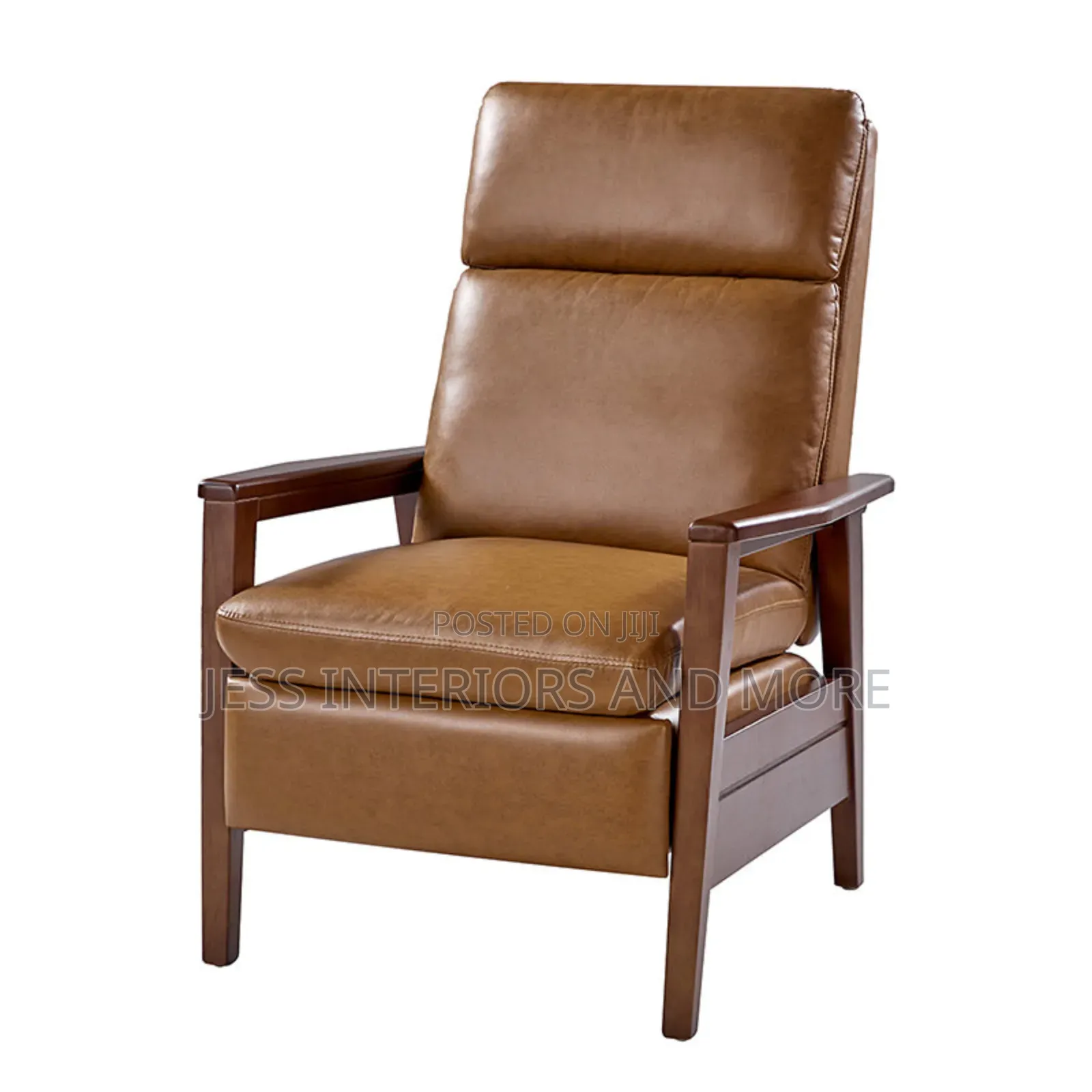 Accent Chair (Solid Wood Recliner
)