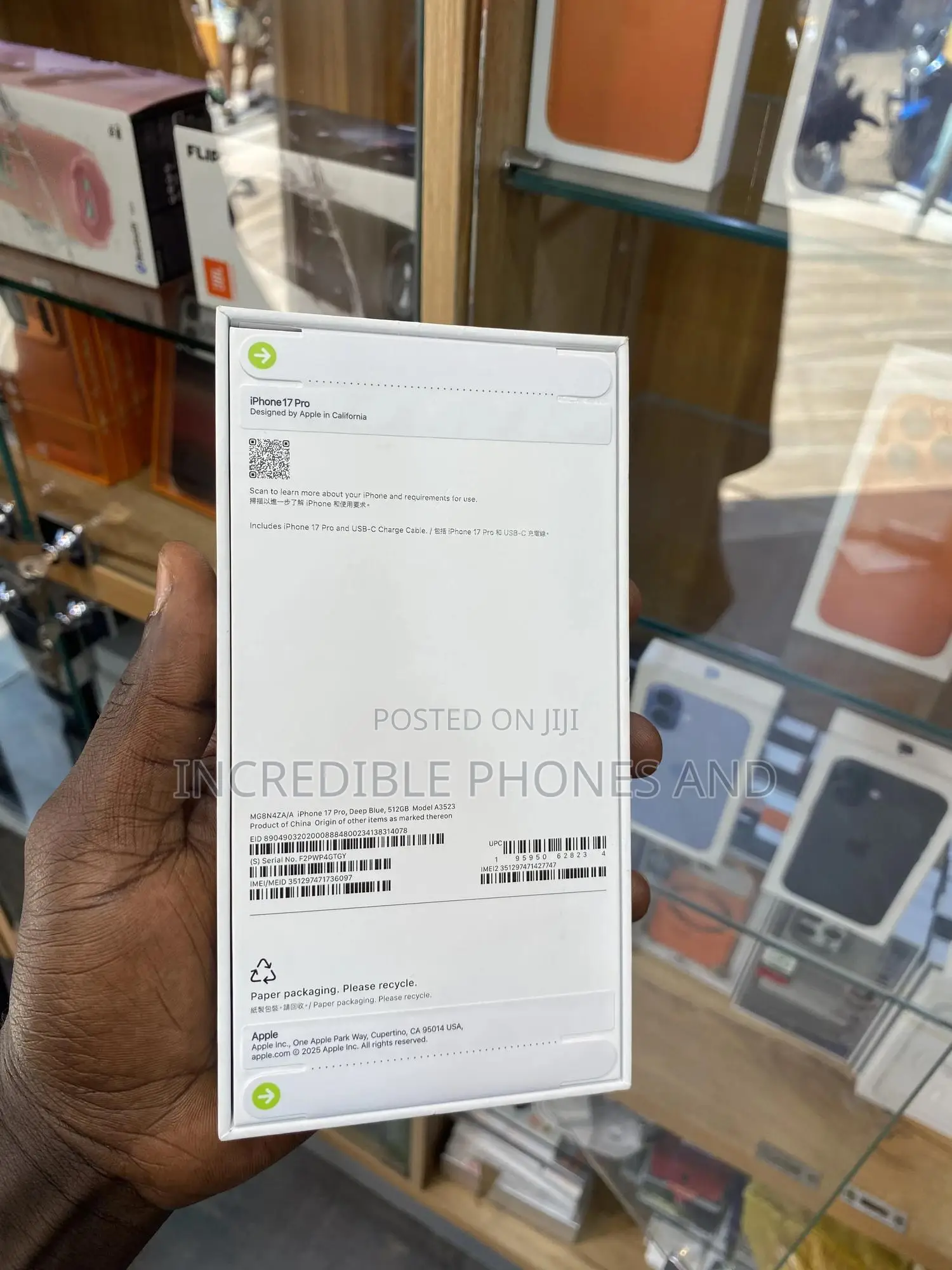 New Apple iPhone 17 Pro 512 GB Blue
