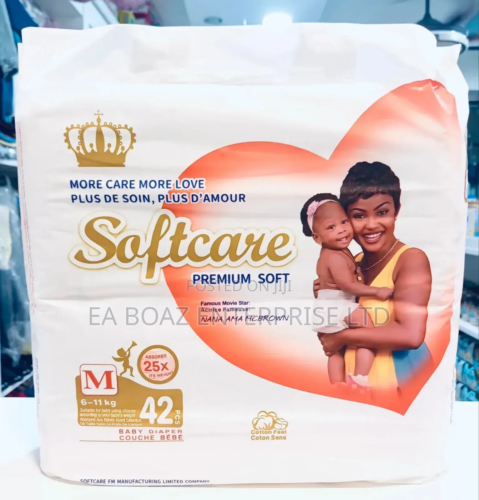 Softcare Premium Soft Baby Nappies , Diapers All Sizes S,M,L