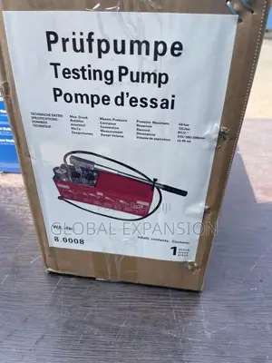 Manual Hydraulic Pressure Test Pump