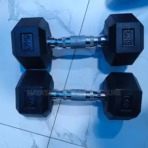 5kg Pair Dumbbells Hex