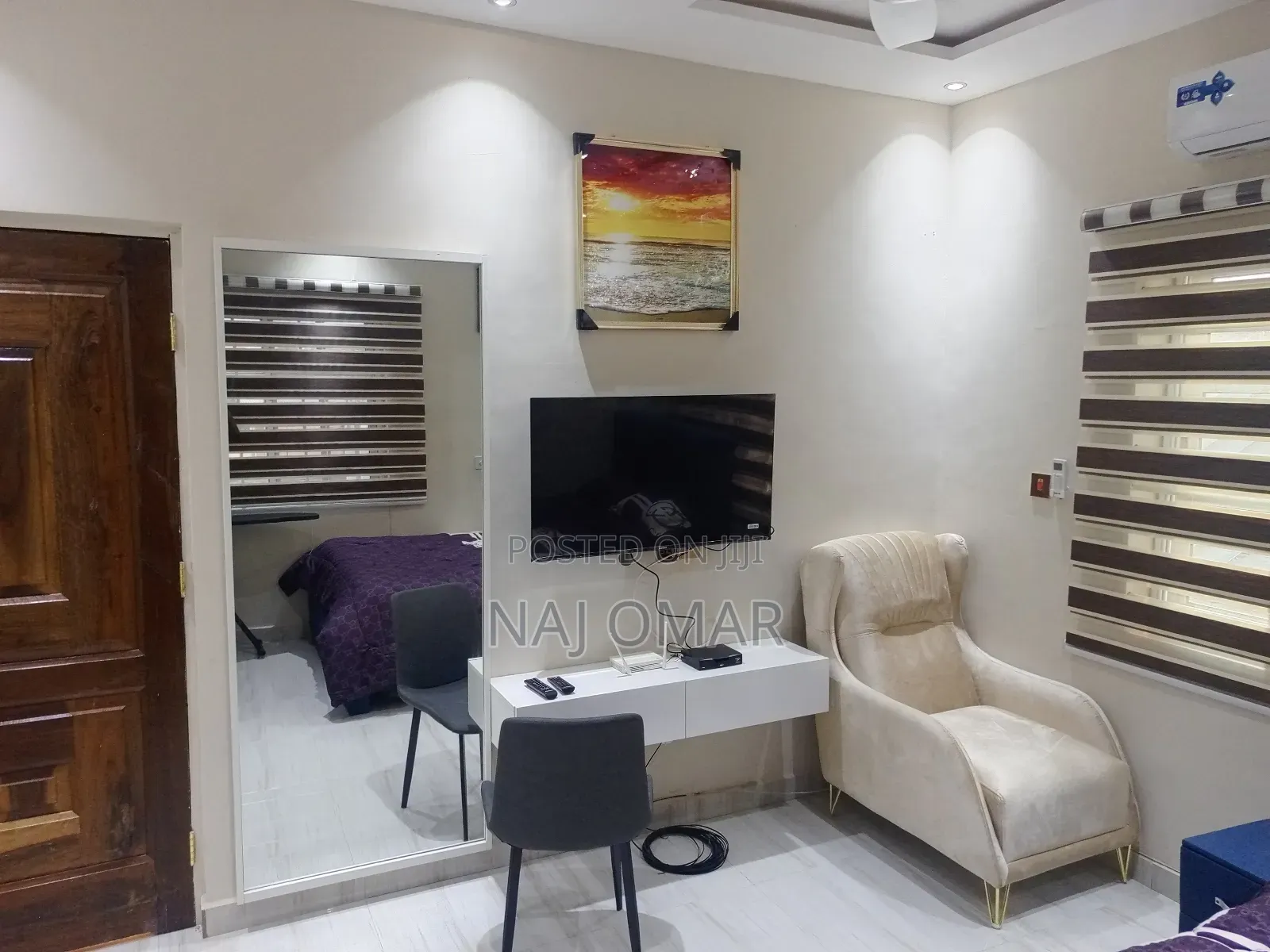 Furnished 1bdrm Apartment in Jakum, Gbawe for rent
