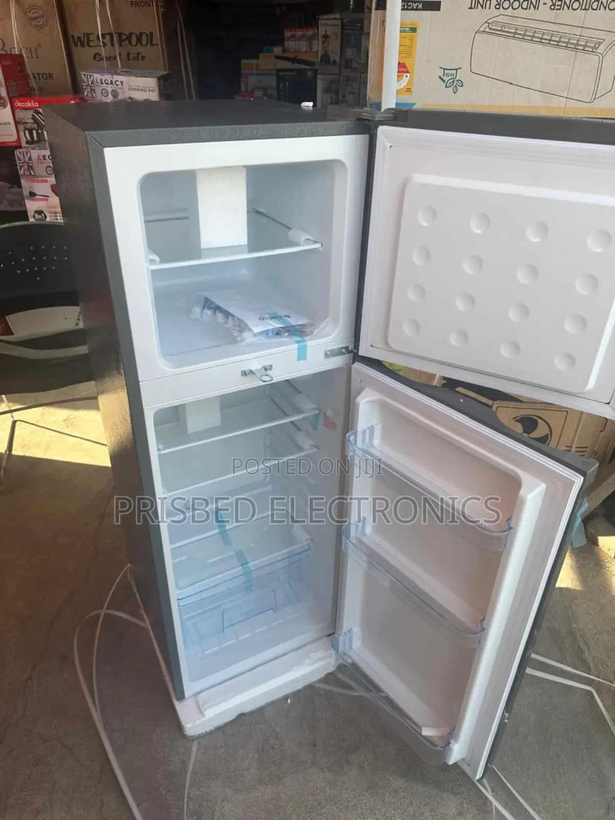 Chigo Double Door Fridge 132 Litres Top Freezer