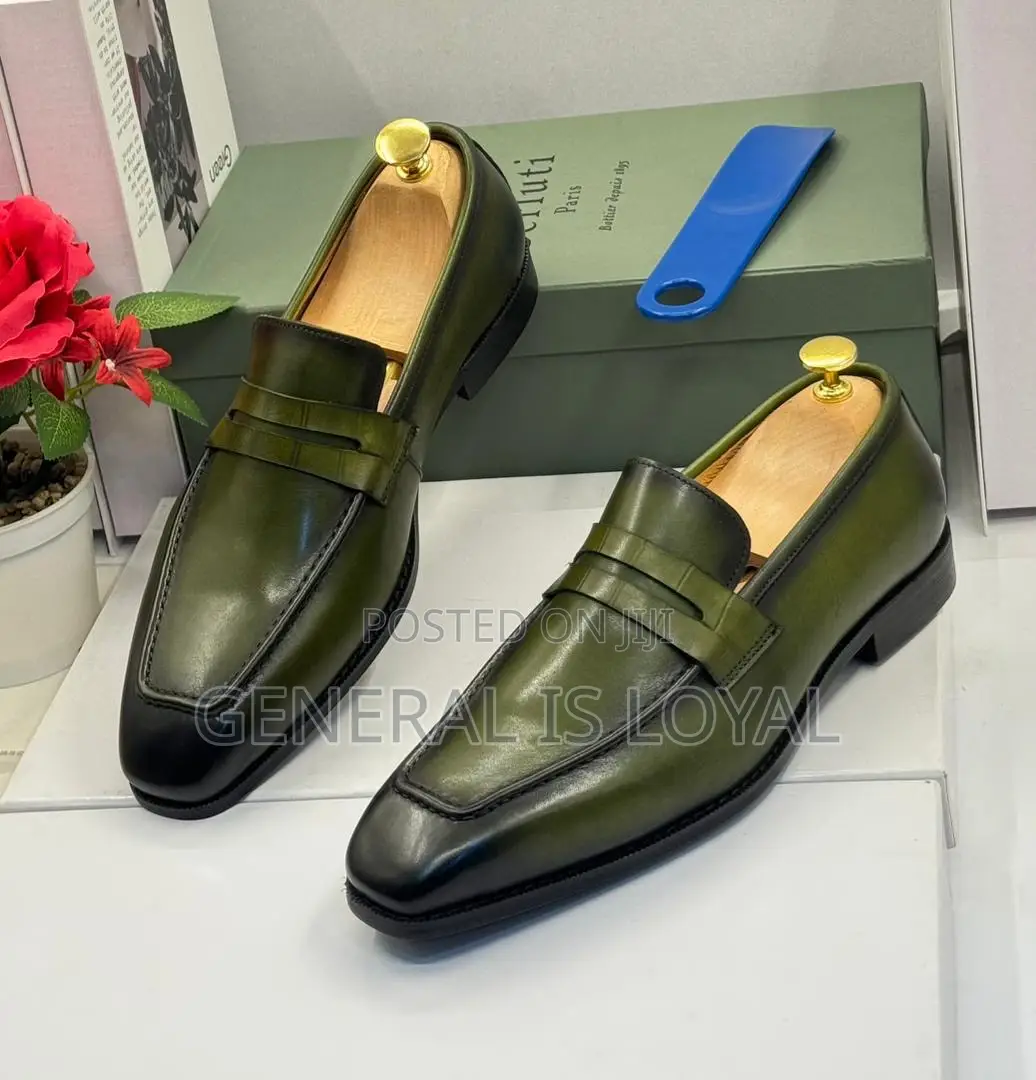 Berluti Light Dark Green Men’S Shoe