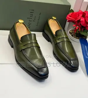 Berluti Light Dark Green Men’S Shoe