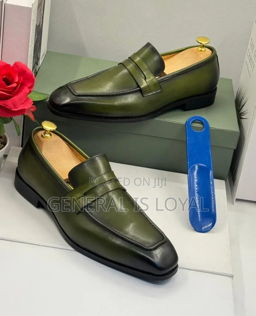 Berluti Light Dark Green Men’S Shoe