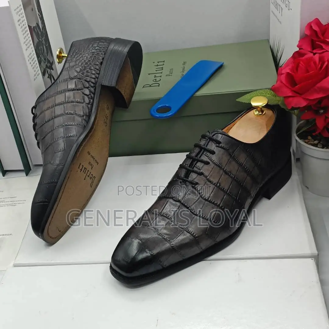 Berluti Mix Black And Brown Men’S Shoe