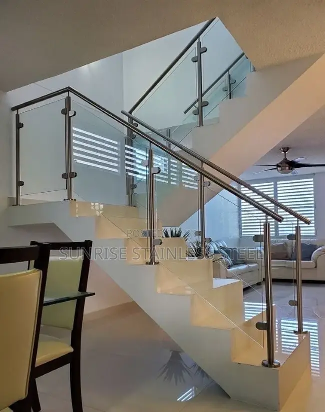 Sunrise Stainless Plain Glass Balustrade