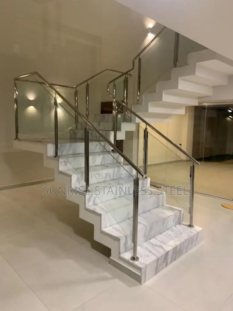 Sunrise Stainless Balustrade Plain Glass