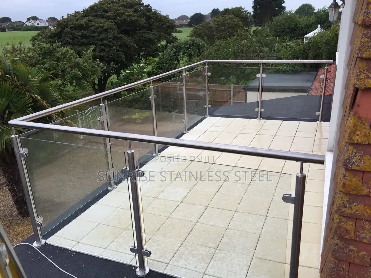 Sunrise Stainless Balustrade Plain Glass