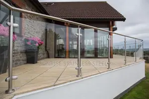 Sunrise Stainless Balustrade Plain Glass