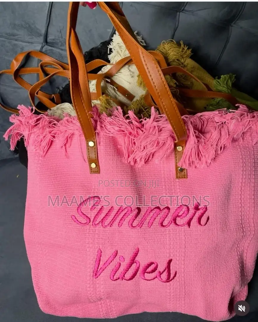 Fashionable Large Capacity Canvas Beach Bag Travel Tote