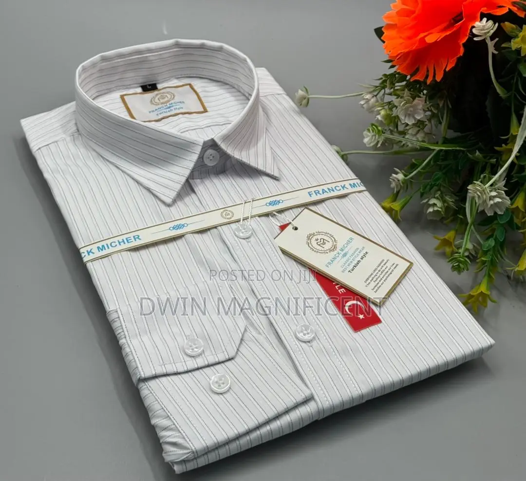 Franck Michel Luxe Men's Button-Down Shirt