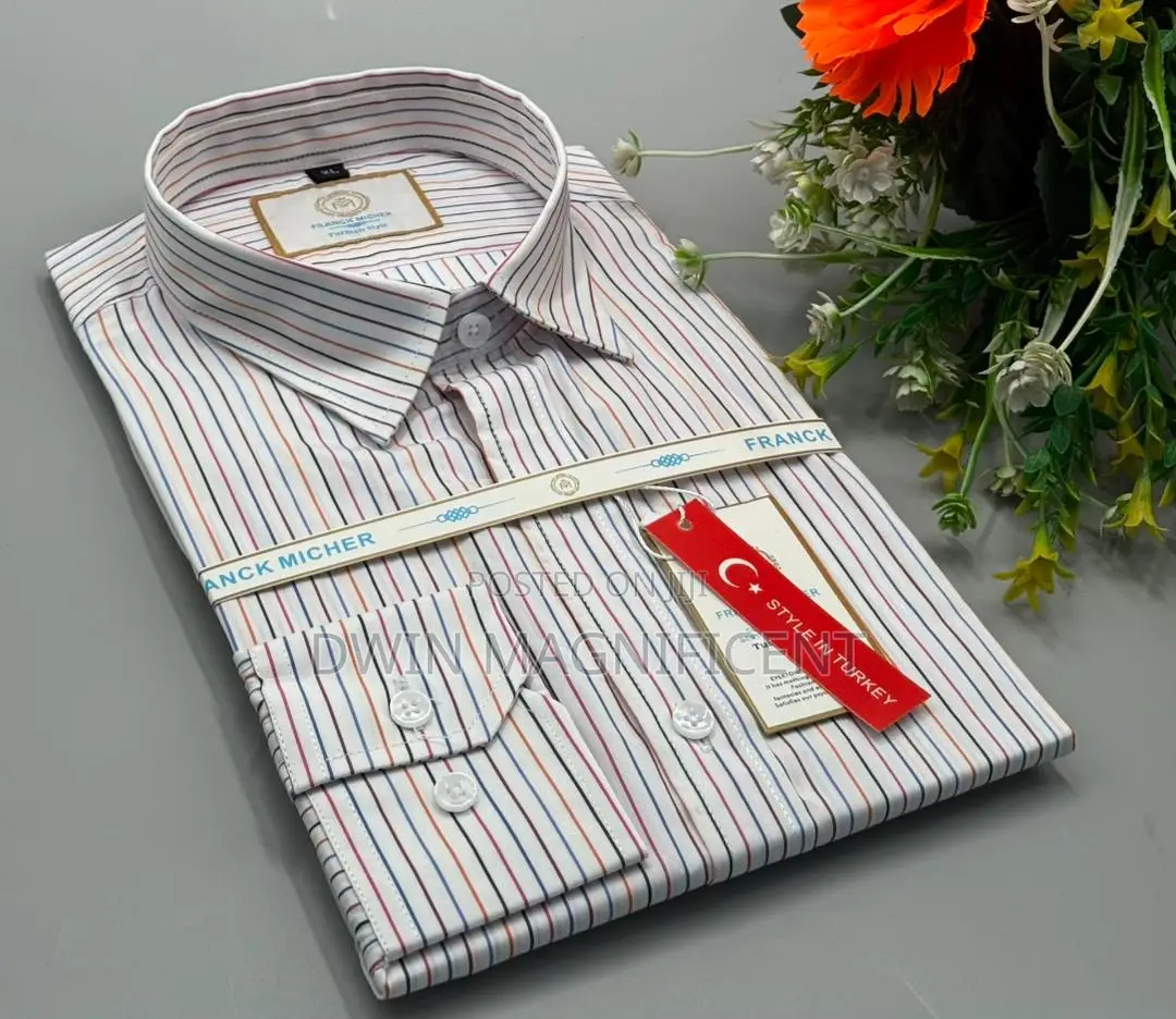 Franck Michel Luxe Men's Button-Down Shirt