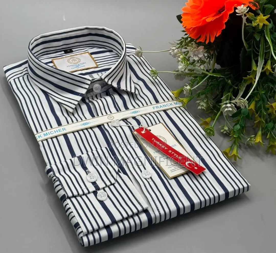 Franck Michel Luxe Men's Button-Down Shirt