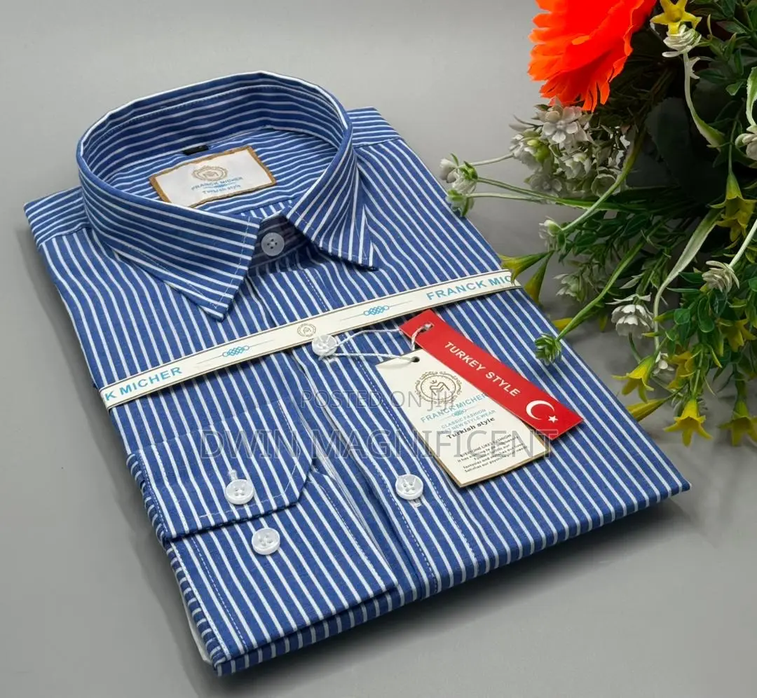 Franck Michel Luxe Men's Button-Down Shirt