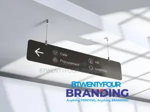 Directional Ceiling Signs