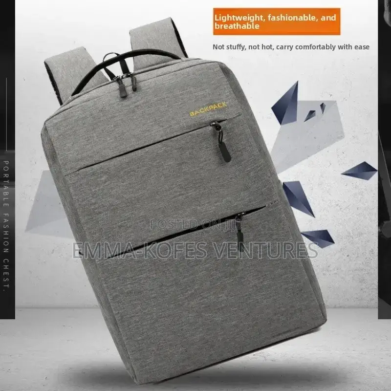 Classic 3 In 1 Backpack For School/Work/Business -black