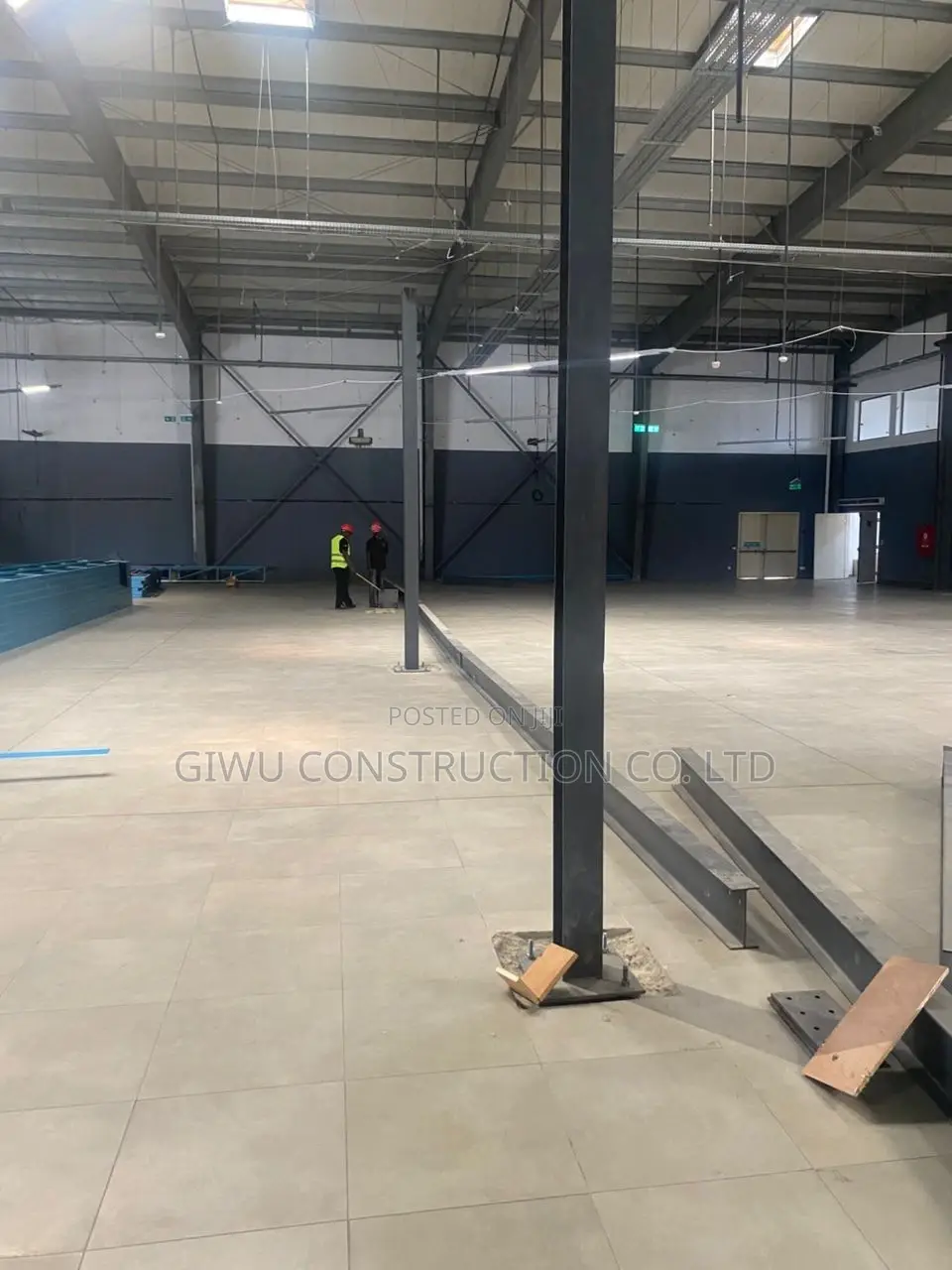 Warehouse Beam Erection
