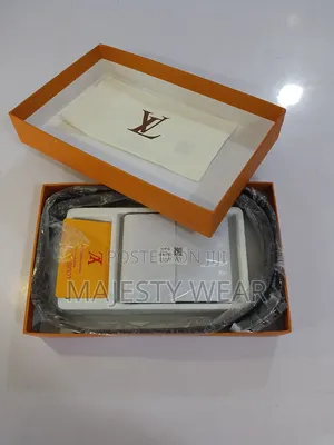 Well Package Louis Vuitton Belt and Wallet