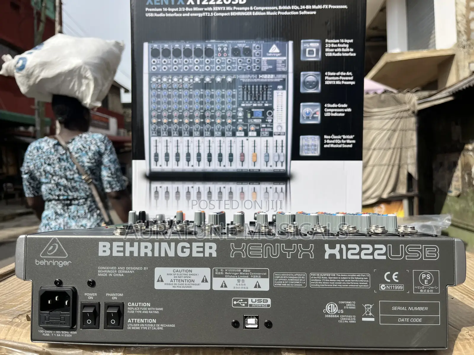 Xenyx X1222usb 12 Channel Mixer With Usb and Effects