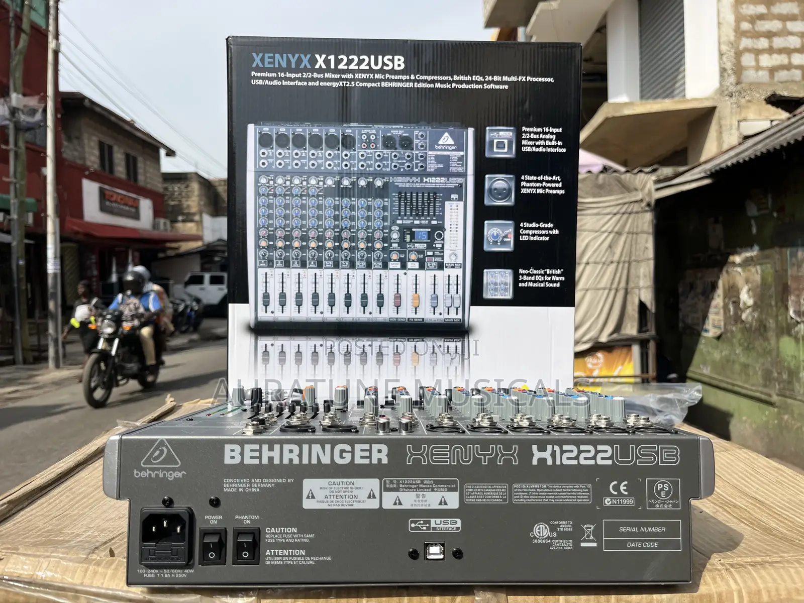 Xenyx X1222usb 12 Channel Mixer With Usb and Effects