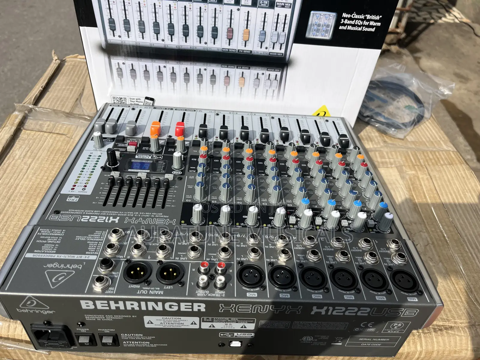 Xenyx X1222usb 12 Channel Mixer With Usb and Effects
