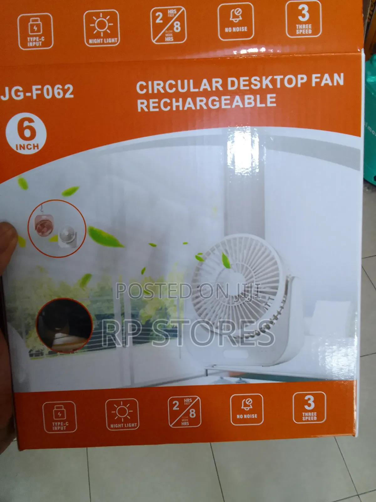 Ecool Max Circular Desktop Rechargeble Fan