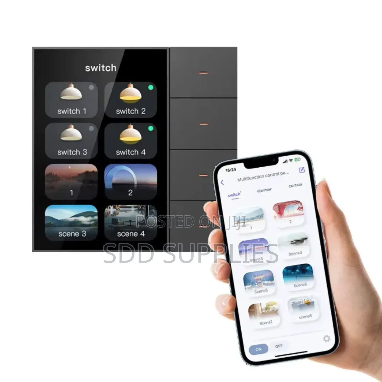 Best Tuya Smart Zigbee Control Panel With 4 Gangs Switch